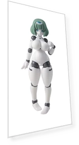 Polynesian FLL Yanna Painted Movable Figure — Collectible Statues, Daibadi Production