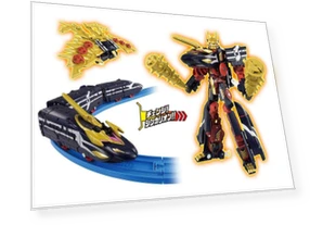 Transforming Robot Train — Toy Vehicles, Tomy