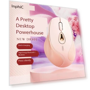 Wireless Bluetooth Mouse — Computer Mice, Inphic
