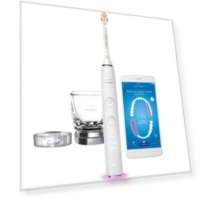 Electric Toothbrush with Charging Glass — Electric Toothbrush Heads, Philips