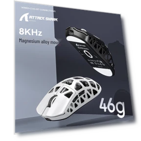 Lightweight Magnesium Alloy Gaming Mouse — Gaming Mice, Attack Shark