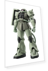 Mobile Suit Gundam Zaku Figure — Dolls & Figures, TAMASHII NATIONS