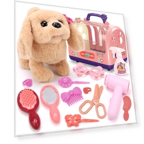 Plush Robot Dog Electronic Toy — Interactive Learning Devices, hayatospeed