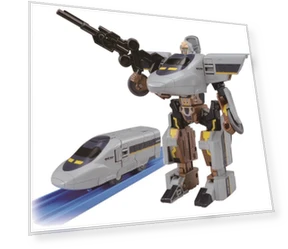 Shinkansen Transforming Robot Shinkalion 700 Hikari Rail Star — Toy Vehicles, Tomy