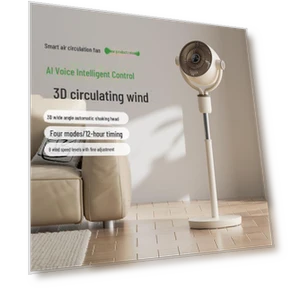 Smart Floor Fan with Voice Control — Stand Fans, ElectroCN
