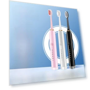Smart Rechargeable Electric Toothbrush with Soft Whitening Bristles — Electric Toothbrush Heads, Perfect choice for your home