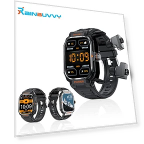 Smart Watch with Bluetooth Headphones — Wearable Accessories, Rainbuvvy