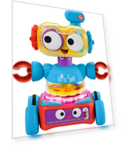 Spin and Learn Robot Kurukuru — Interactive Learning Devices, Fisher Price