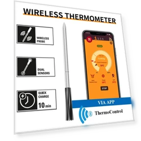 Wireless Meat Food Thermometer — Thermometers, Daily necessities-V
