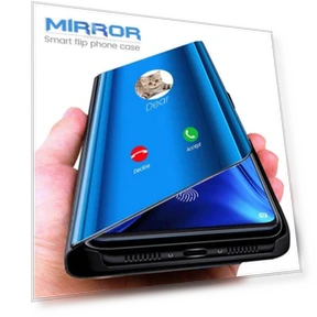 Luxury Smart Mirror Flip Cover — Screen Protectors, WHOP-A1