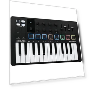 MiniLab 3 MIDI Keyboard Controller — MIDI Control Devices, Arturia