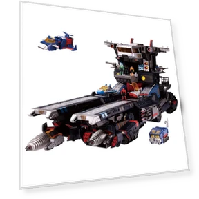 Mobile Land Battleship Robot — Miniature Rides & Collectibles, sold-Japan