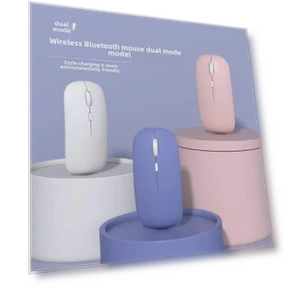 Silent Wireless Dual-Mode Bluetooth Mouse — Mouse Pads, Got Now