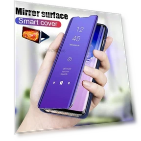 Smart Mirror Leather Flip Cover — Phone Accessories, hengbo-Cases