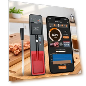 Wireless Meat Thermometer with Bluetooth — Grill Thermometers, Daily necessities-V