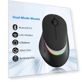 Dual Mode Bluetooth Mouse — Mouse Pads, Meiteai-All