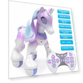 Electric Smart Horse with Remote Control — Interactive Animal Companions, HarvestOct