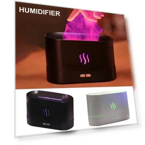 Humidifier with Colorful Flame — Air Moisturizers, Excellent stuff