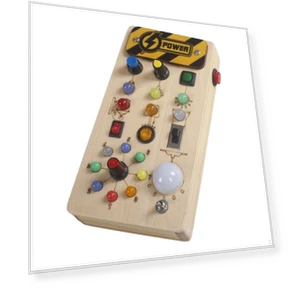 Light up Busy Board Sensory Travel Toy — Infant & Early Childhood Playthings, ludatrade