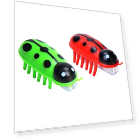 Mini Robot Bug — Interactive Animal Companions, Rainbow Rain