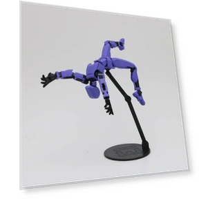 Mobile Doll Stand — Display Stands, Salted Chicken
