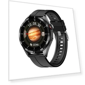 Smart Watch with Silicone Strap — Smartwatches, Lemo Nade