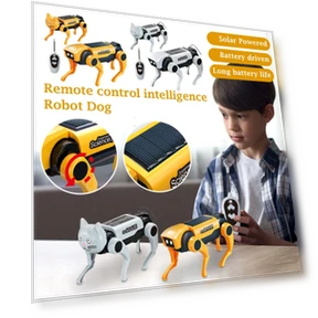 Solar Powered Mechanical Dog Science Experiment Kit — Solar Power, Challenge