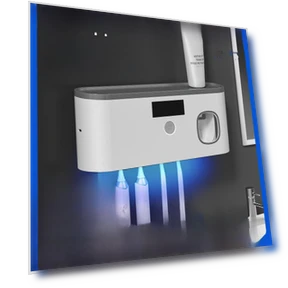 Wireless UV Toothbrush Sterilizer and Holder — Toothbrush Holders, AI Supermarket