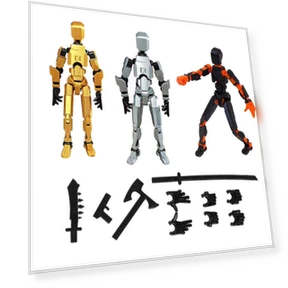 3D Printing Dolls, Full Body Robots, Decompression and Gaming Tools — 3D Printing Solutions, Eason