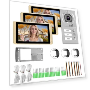 7-inch 720P WIFI Touchscreen Intercom Doorbell — Smart Home Security, GoolRC