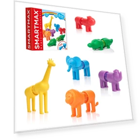 Magnetic Wild Animals Toy Set — Construction Kits, Smartmax