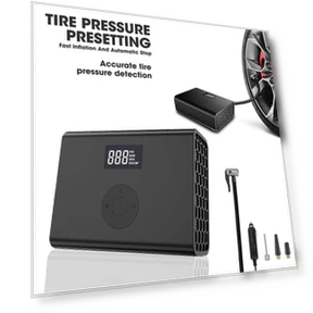 Smart Car Air Pump — Tire Inflation Solutions, HOME-Auto-001