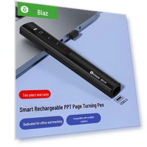 Smart Charging Page Turner Remote — Presentation Pointers, Biaze Official