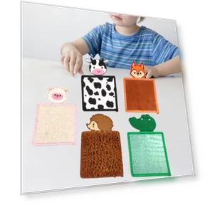 Textured Touch Mat — Floor Games, Colorful summer