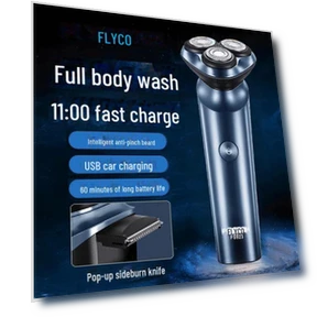 Men's Smart Electric Shaver — Replacement Heads, FLYCO