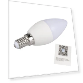 Smart RGB+W+C LED Candle Bulb — LED, Build My Home