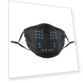 Voice Controlled LED Face Cover — Overhead Lighting, Elenxs