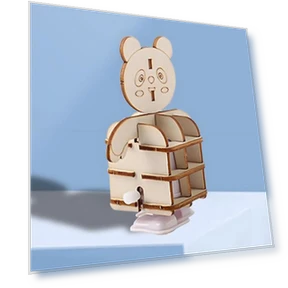 Walking Bear Robot STEM Kit — Construction Kits, Live City Fashion Home Decor