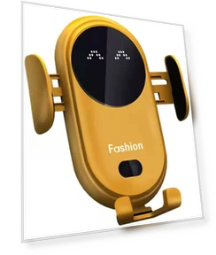 Wireless Car Charger with Auto-Clamping — Dashboard Installation Kits, TaoPo Directs