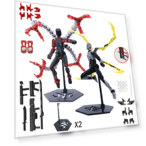3D Printed Titan Robot Mobile Doll Set — Collectible Statues, Blouse