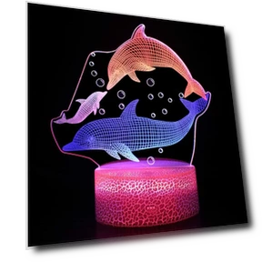3D Visual Night Light — Creative Lighting Solutions, flower 01