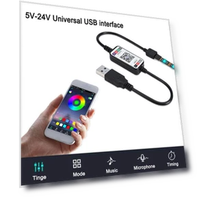 Bluetooth Compatible RGB LED Strip — LED Strips, Fanwan