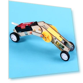 DIY Electric Worm Crawling Robot Model — Construction Kits, EDC Toy
