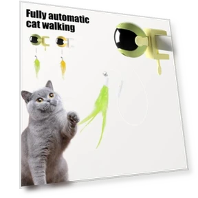 Electric Cat Toy with Feathers — Cat Playthings, yuezong