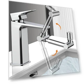 Faucet-Rotating 1440° Robotic Arm Faucet — Smart-Touch Kitchen Faucets, Timnamy