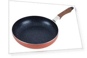 Frying Pan with Marble Diamond Coating — Braisers, JAPAN ANIME BRIDGE