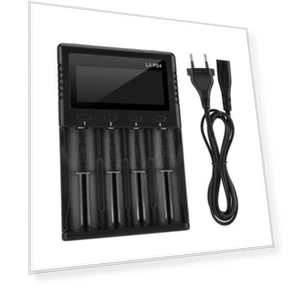 LCD Charger 4 Slot Smart — Chargers, Liitokala
