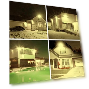 LED Floodlight with Motion Sensor — Outdoor Security & Flood Lighting, Willpower