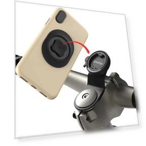 One Hand Easy Road Bike Smartphone Holder — Vehicle Phone Holders, Hidden Nest
