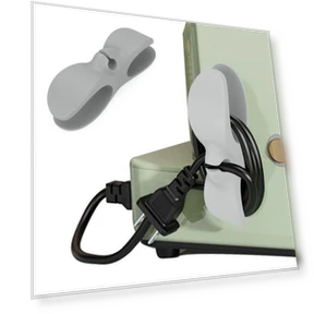 Self-adhesive Smart Anti-Tangle Cord Wrap — Cable Organizers, rocajijian